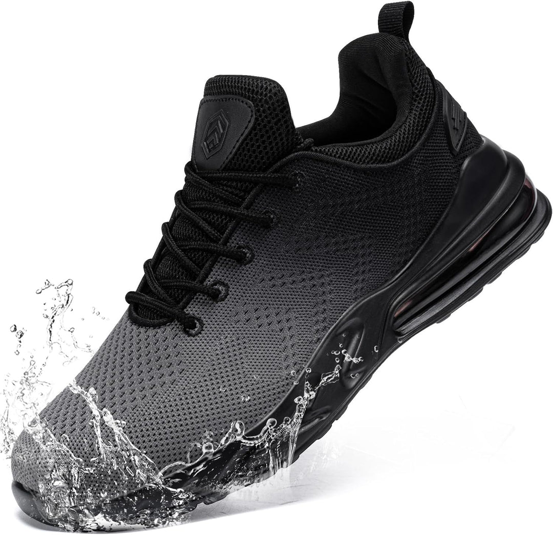 LARNMERN Wasserdicht Schuhe Laufschuhe Herren Sportschuhe Kochschuhe rutschfeste Turnschuhe Fashion