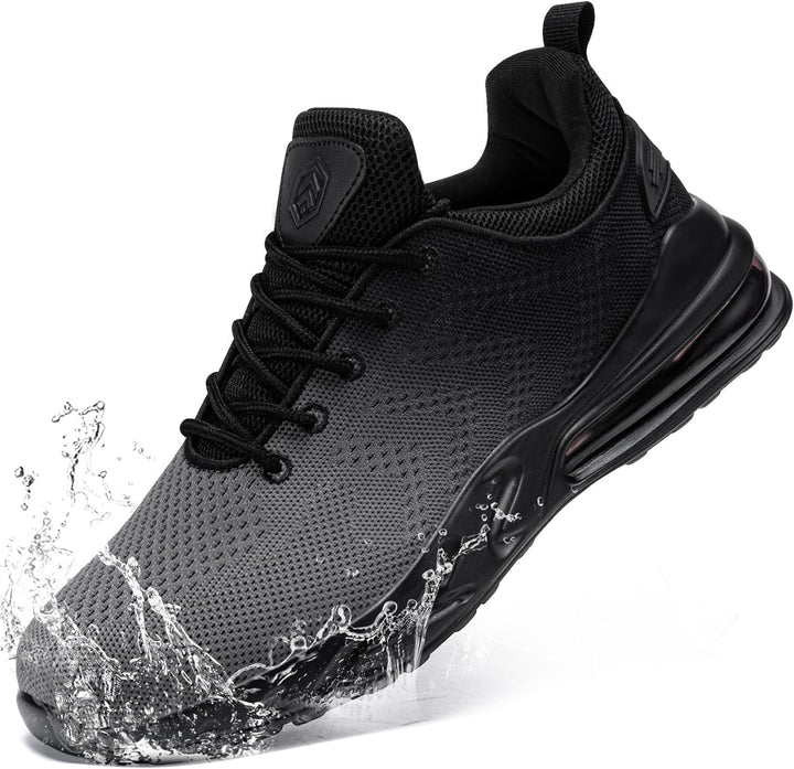 LARNMERN Wasserdicht Schuhe Laufschuhe Herren Sportschuhe Kochschuhe rutschfeste Turnschuhe Fashion