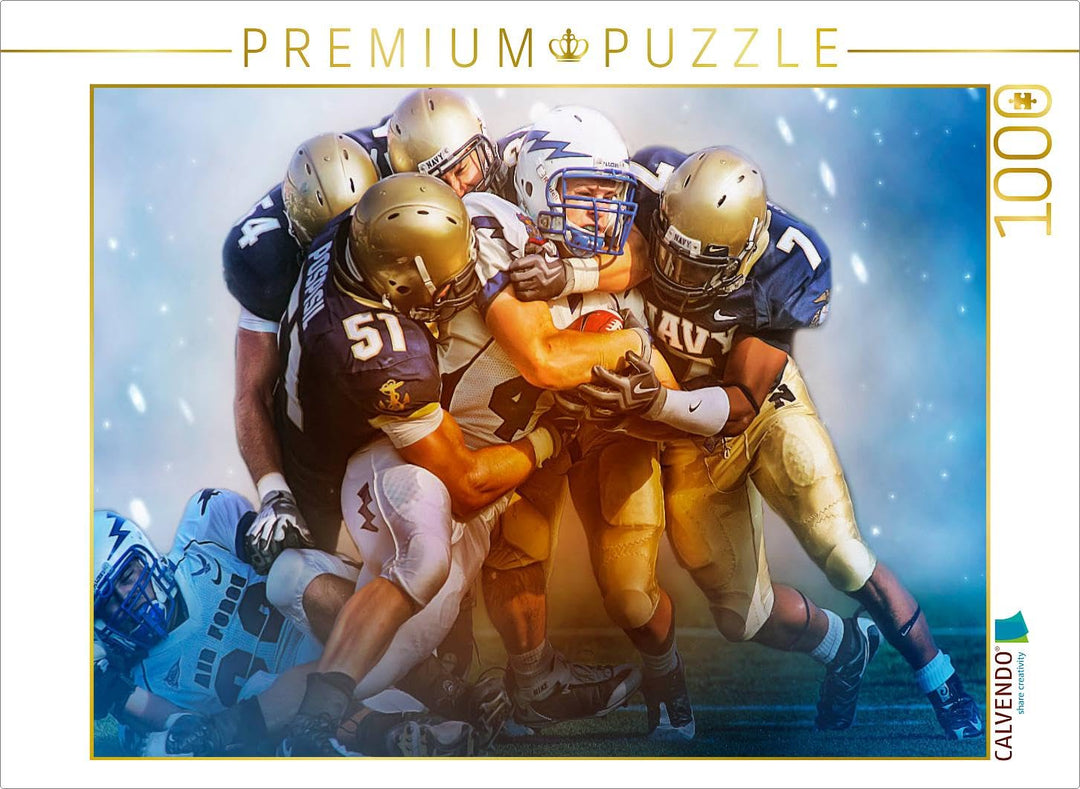 CALVENDO Puzzle American Football - Fight - 1000 Teile Foto-Puzzle für glückliche Stunden, 1000 Teil