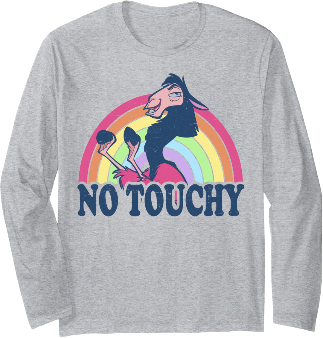 Disney The Emperor's New Groove Kuzco Rainbow No Touchy Langarmshirt