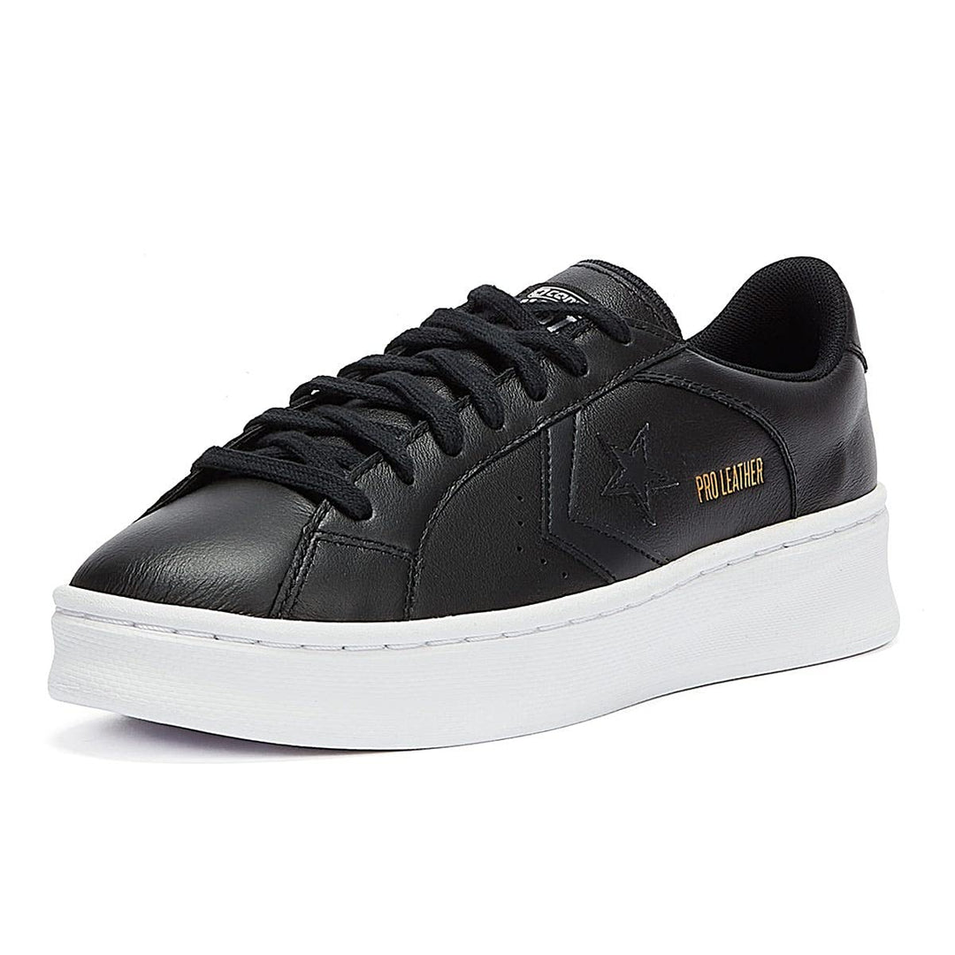 Converse Pro Leather Lift Women Black/White Trainers 36 EU Black White, 36 EU Black White