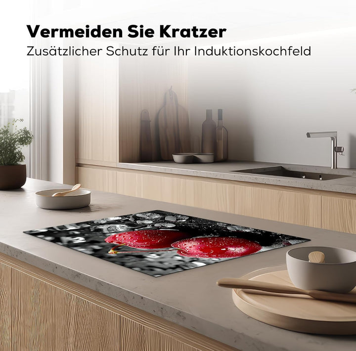 Herdabdeckplatte 70x52 cm Einteilig Herdabdeckung Abdeckplatte für Ceranfeld Abdeckung Induktionskoc