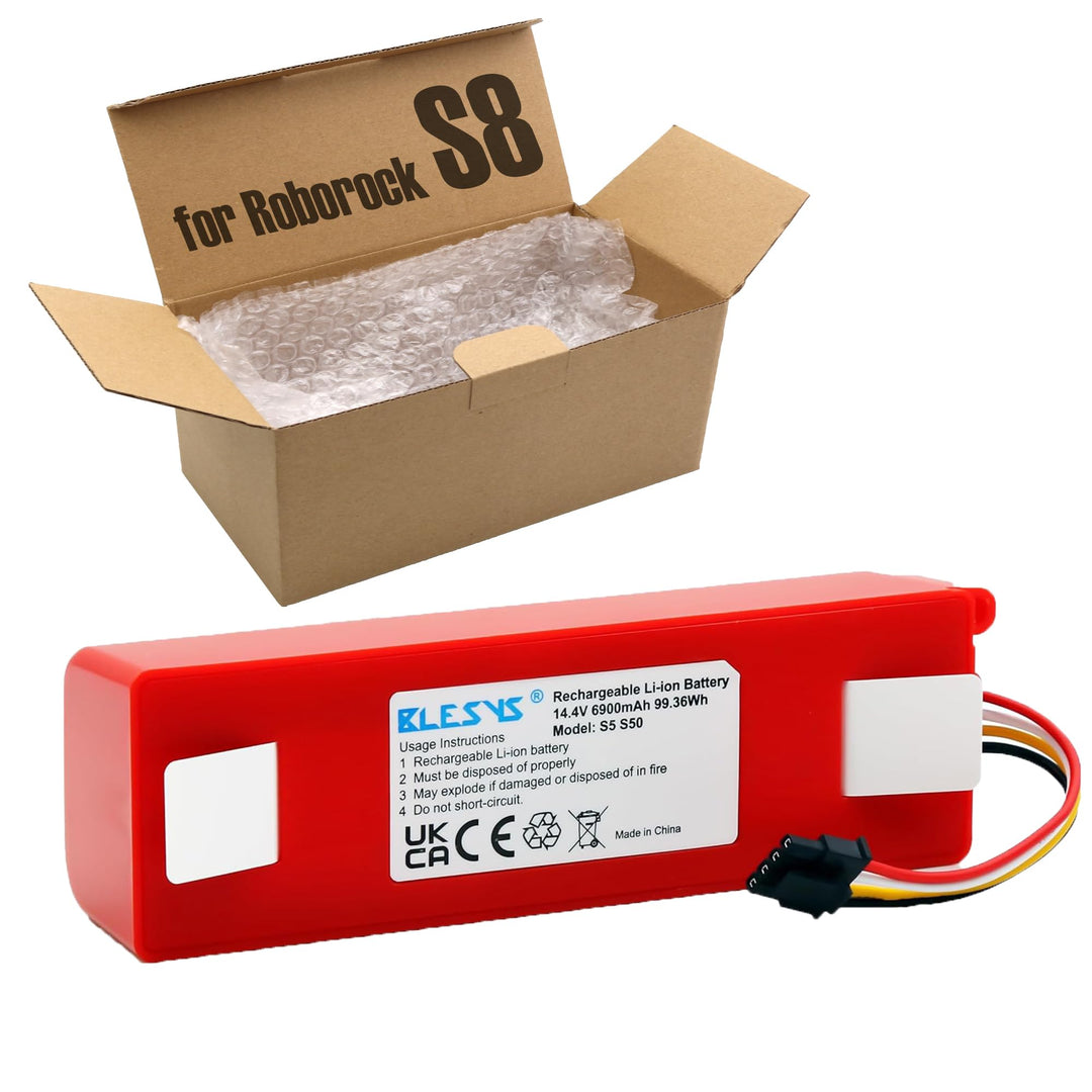 BLESYS Ersatzakku für Roborock S8 Max/Max Ultra/MaxV Ultra/Pro Ultra Series