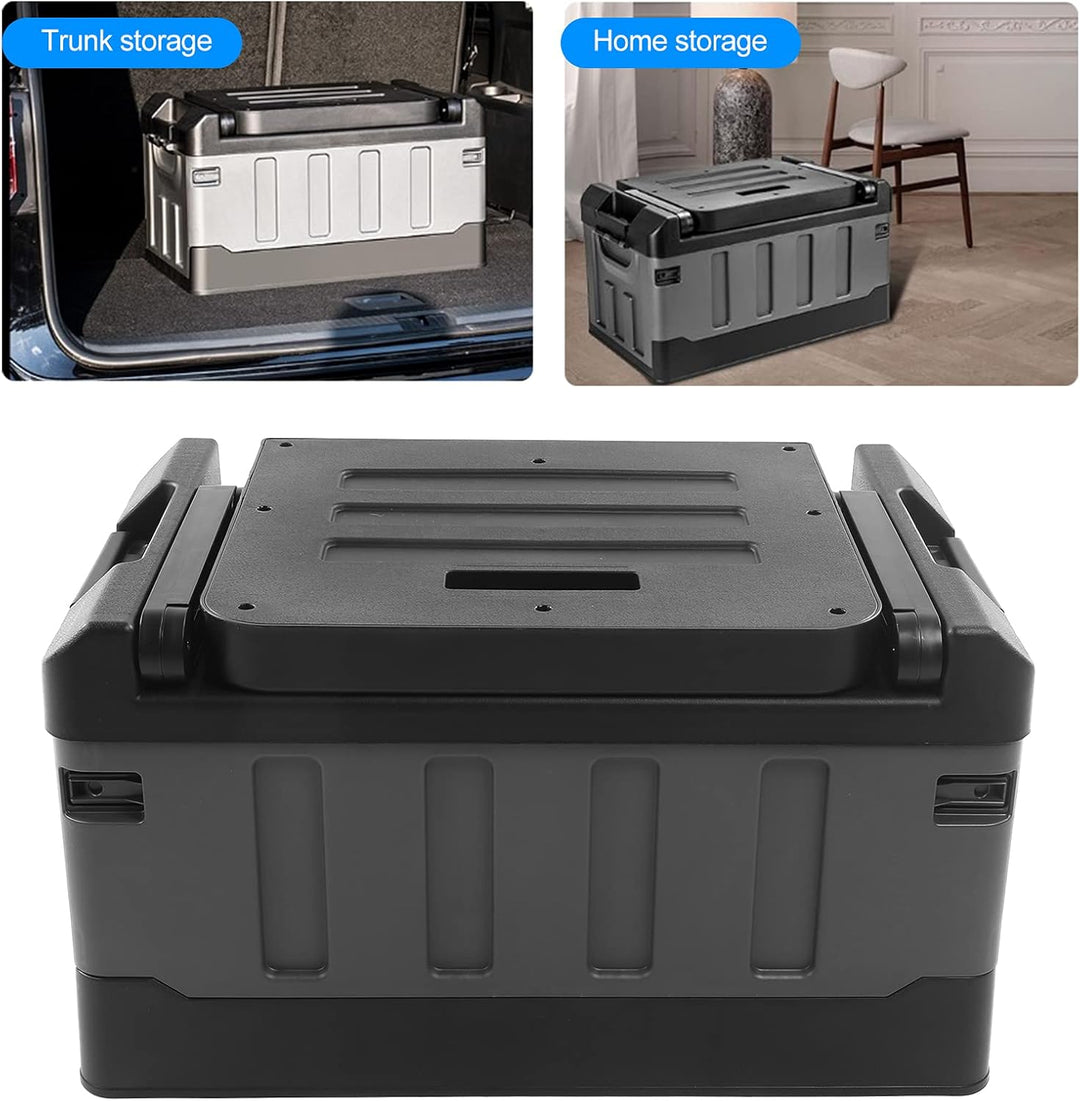 GOTOTOP Auto Aufbewahrungsbox, ABS Autotasche 70L Auto Kofferraum Box 200 kg Belastung Kofferraum Or