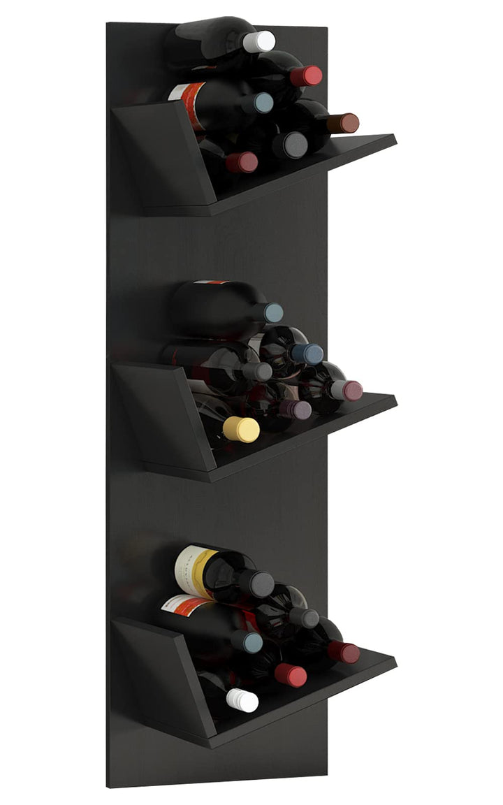 VCM Holzregal hängend | platzsparendes Regal | Masse: 106 x B. 33 x T. 26 cm | Elegantes Regal hänge