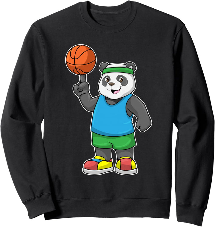 Panda Basketball Basketballspieler Sport Sweatshirt
