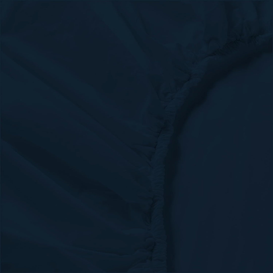Italian Bed Linen Max Color Bettwäsche-Set, Dunkel blau, Doppelte, Dunkel Blau