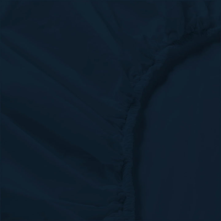 Italian Bed Linen Max Color Bettwäsche-Set, Dunkel blau, Doppelte, Dunkel Blau