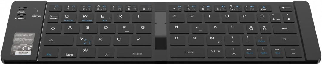 Inca Tastatur IBK-579BT Mini-Grösse, faltbar, Akku, SI&SW Retail