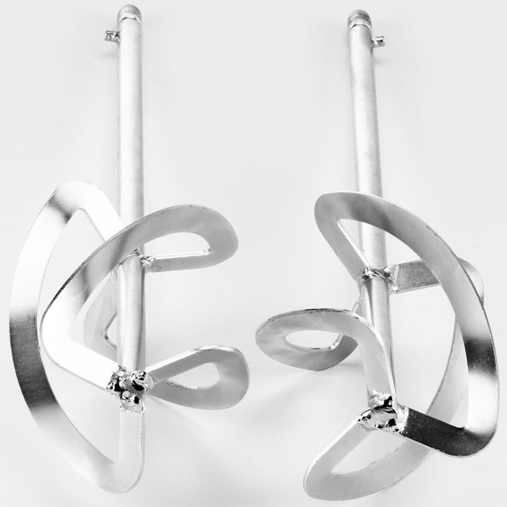 Deuba Doppel Rührwerk 1800 Watt bis 90L ergonomisch 2-Gang-Getriebe M14 Mörtelrührer Mischer