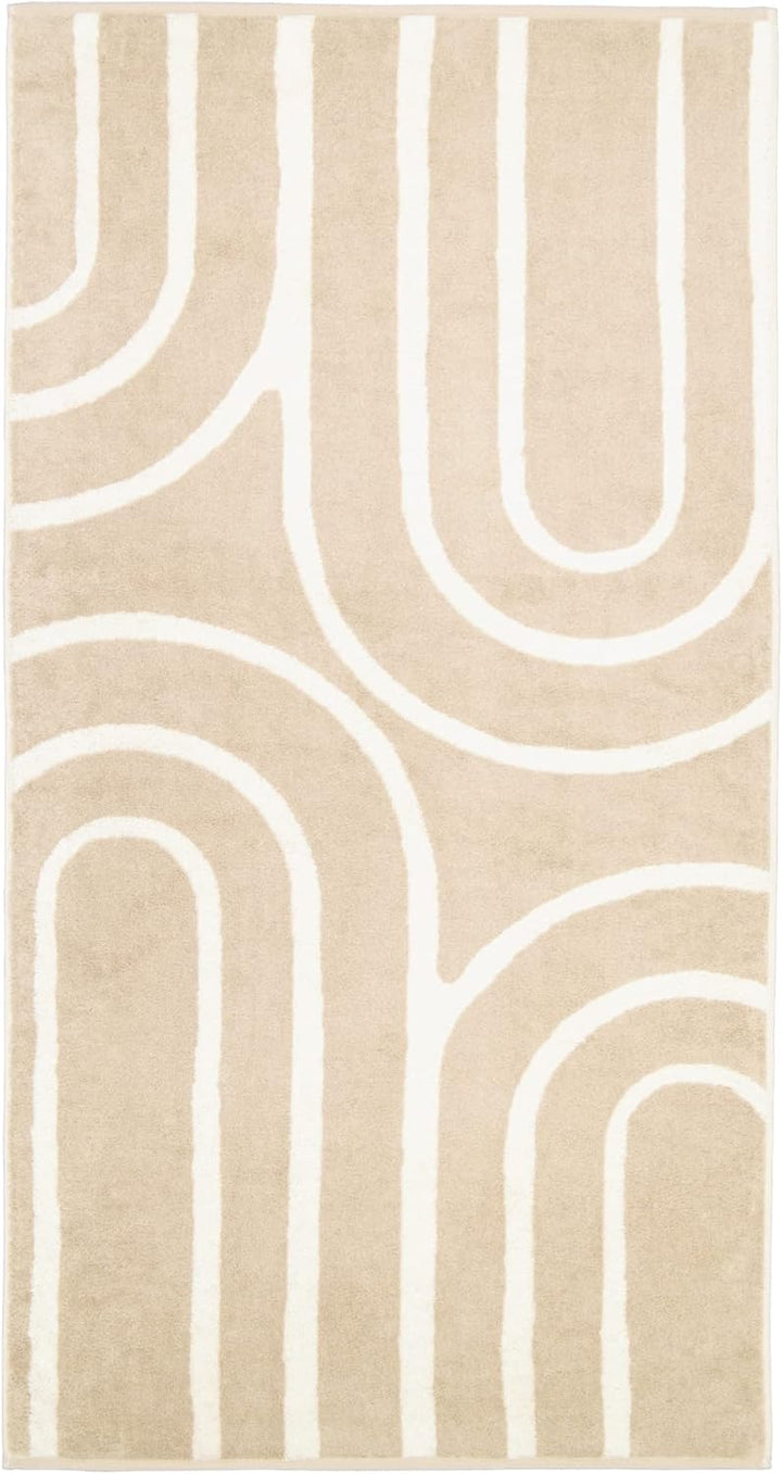 CAWÖ Home Handtücher Gallery Circle 6211 Natur - 33 Duschtuch 70x140 cm, Duschtuch 70x140 cm