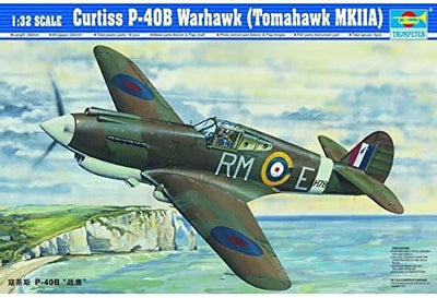 Trumpeter 02228 Modellbausatz Curtiss P-40B Warhawk, Mittel