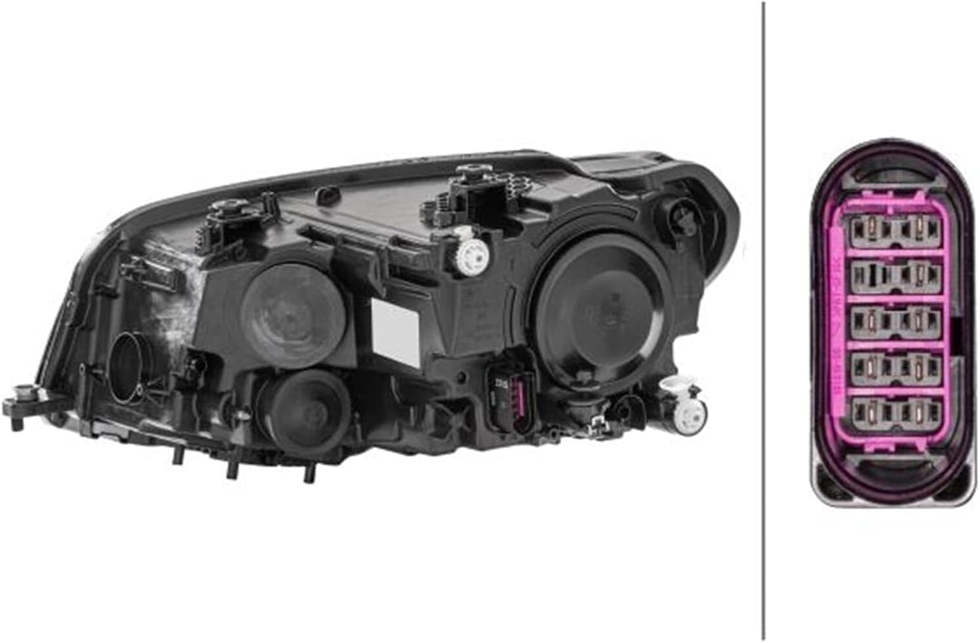 HELLA 1EA 012 286-061 FF/Halogen-Hauptscheinwerfer - rechts - für u.a. VW Caddy IV Box (Saa, Sah) Re