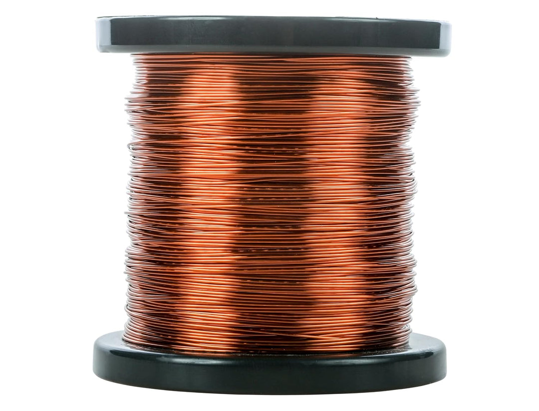 Kupferlackdraht W210 Ø 0,15 mm 1 kg, ca. 6000m - CU Lackdraht Grad 2 CUL Kupferdraht Gewicht 1 Kilog