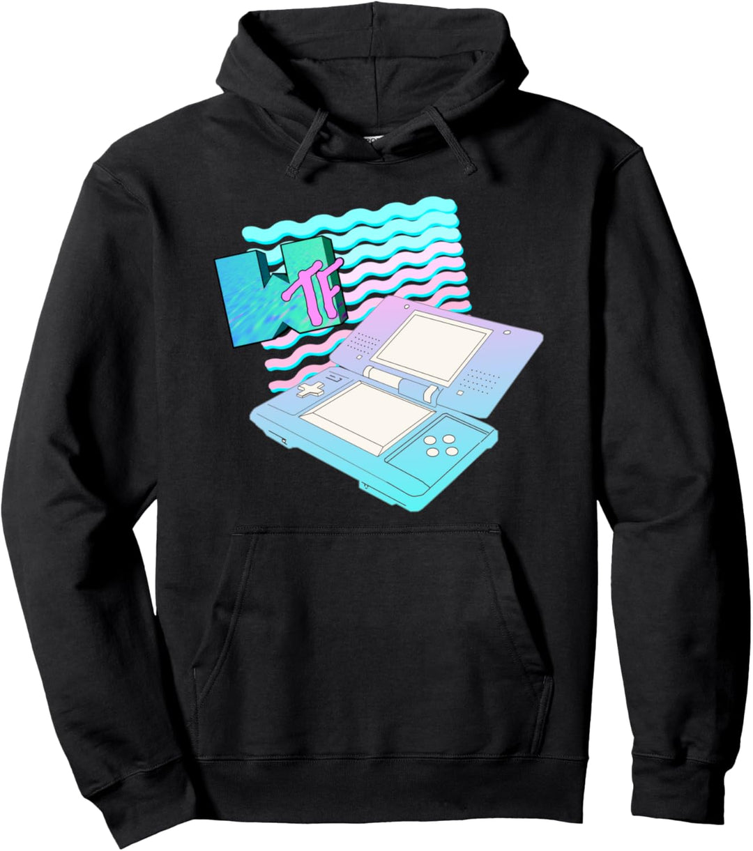 90er Jahre ästhetische "WTF" Vaporwave Pastell Retro Vibes Pullover Hoodie