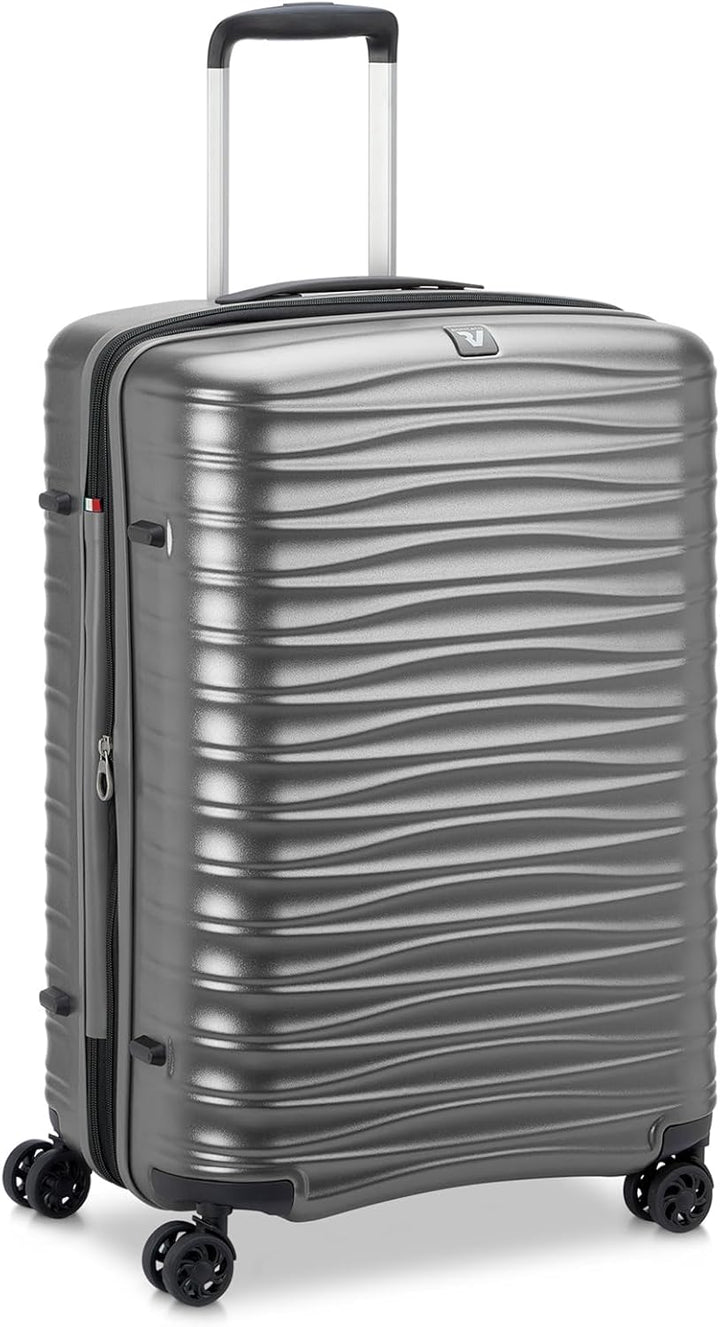 RONCATO Wave - 4-Rollen-Trolley M 65 cm erw. Champagne Champagner, Champagner
