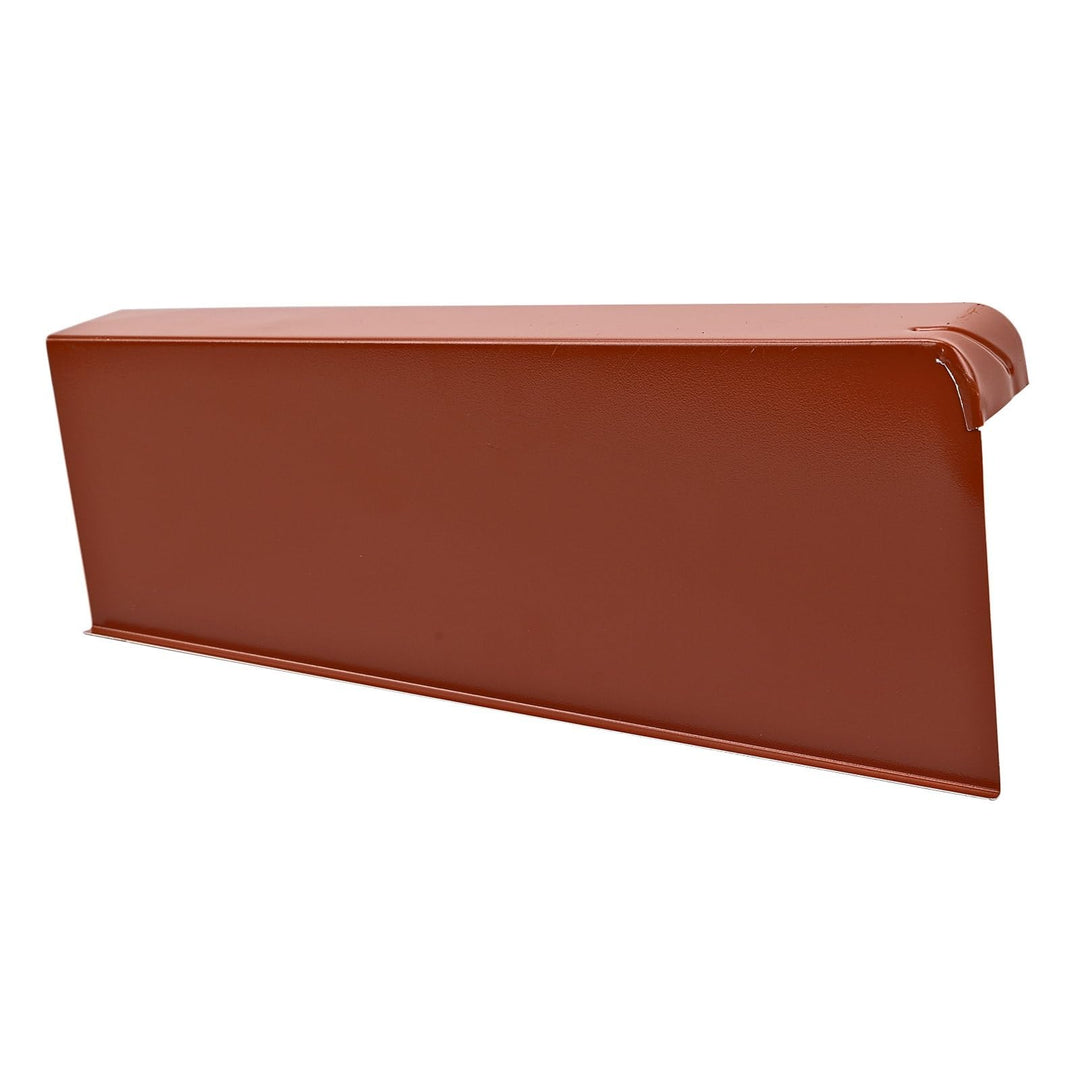 25x Stabilo Windschutz-Ortgänge Ortgang Ortgangblech Aluminium 6/16 + Schrauben + Firstendscheibe Be