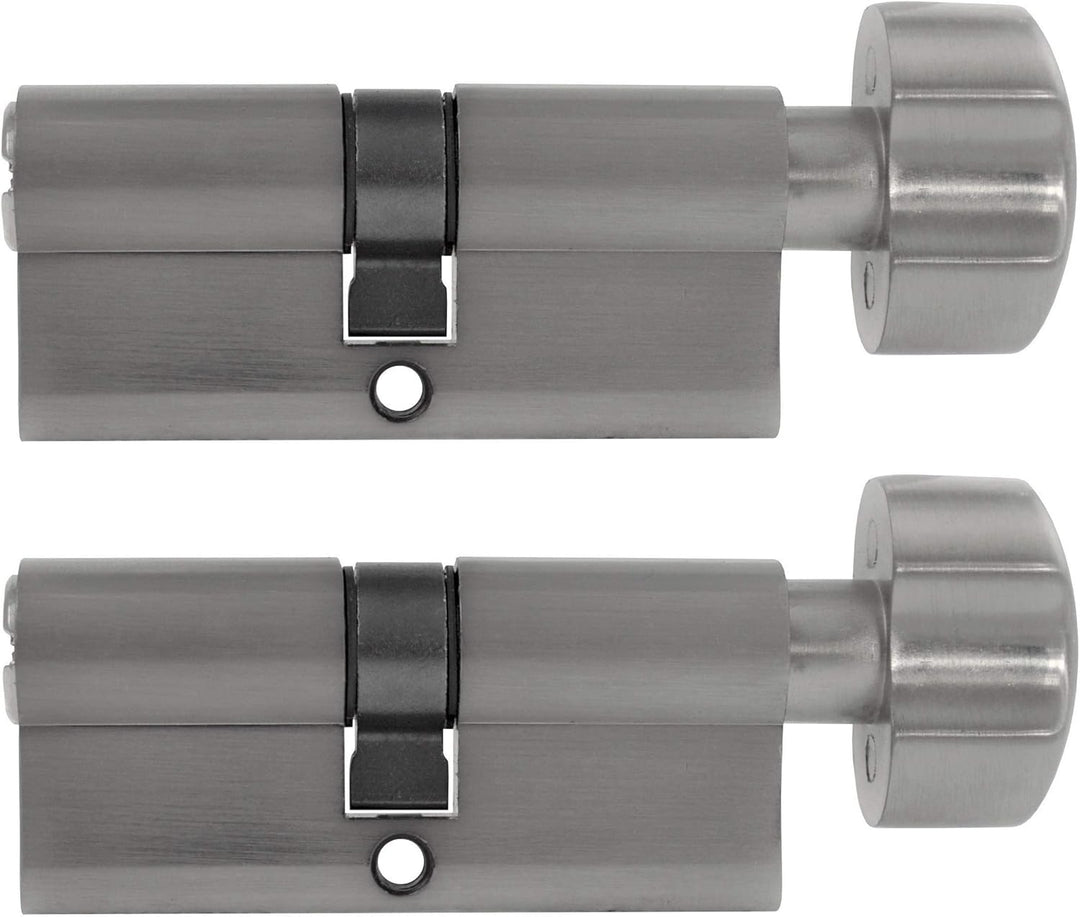 2x Knaufzylinder gleichschliessend KD 70 mm 35/35 (mit Not- und Gefahrenfunktion) inkl. 10x Schlüsse