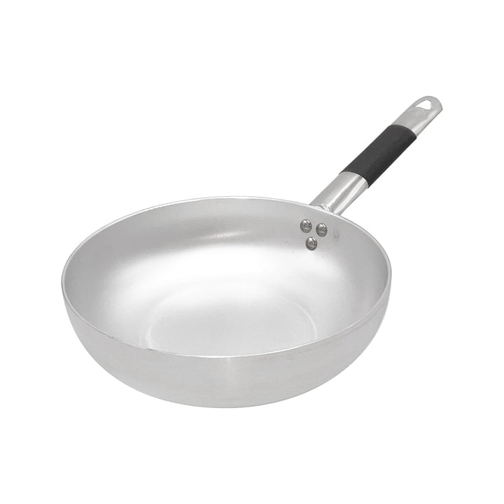 Pentole Agnelli ALMC111BPIC24 Aluminium-Induktionsleitung Senkpfanne hoch, Induktionsboden mit 1 Küh