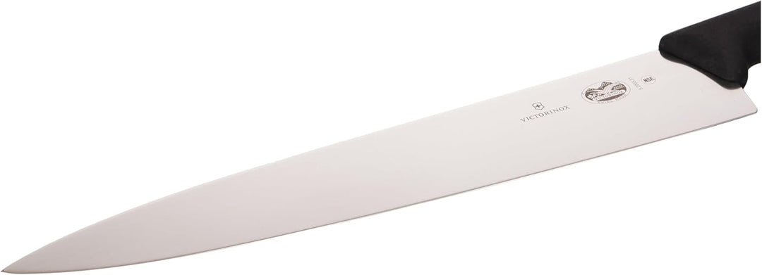 Victorinox Küchenbesteck Tranchiermesser Fibrox 31 cm Schwarz, 31 cm Schwarz