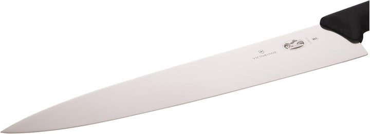Victorinox Küchenbesteck Tranchiermesser Fibrox 31 cm Schwarz, 31 cm Schwarz