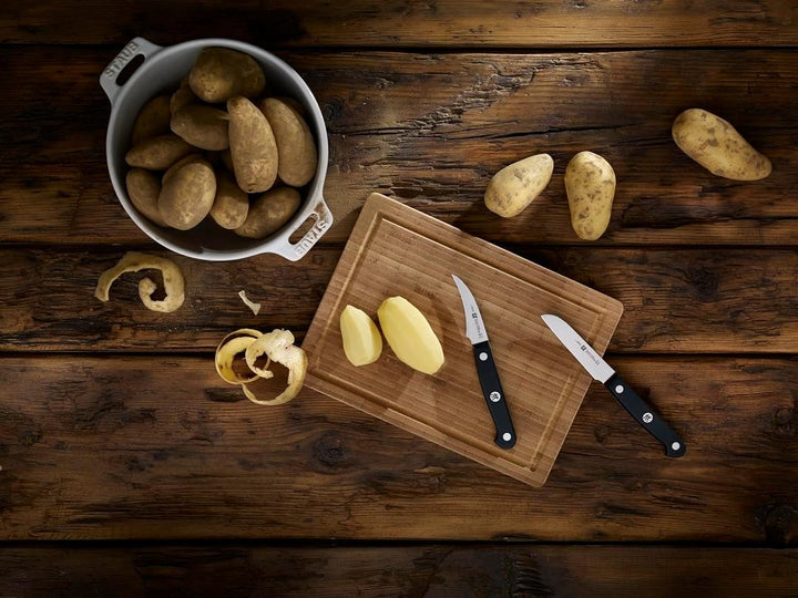 ZWILLING Gourmet Gemüsemesser, 8 cm, Rostfreier Spezialstahl, Ergonomischer Kunststoff-Griff, Schwar