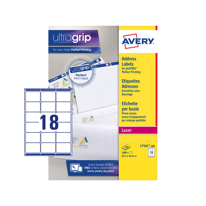 Avery Adress-Etiketten schnellablösend