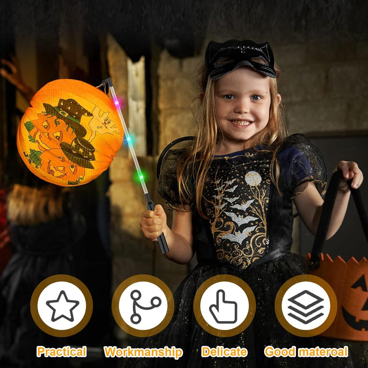 Laternenstäbe Kinder Led,4er Laternenstab für St Martin,Sankt Martin LED Laternenstäbe Elektrisch, H