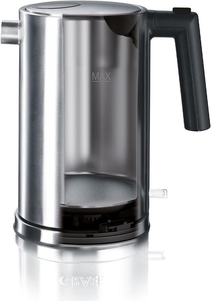 Graef WK600EU Wasserkocher, Rostfreier Stahl, 1.5 liters, Edelstahl, Mattiert