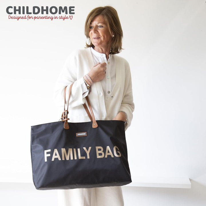 Childhome, Family Bag, Wickeltasche, Reise-/Wochenendtasche, grosses Fassungsvermögen, abnehmbare Ta