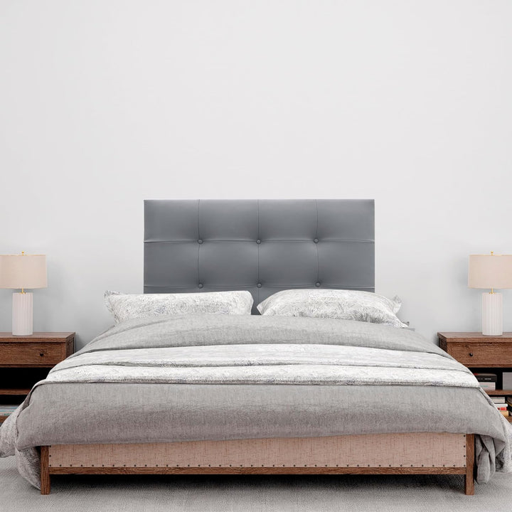 DHOME Kopfteil, gepolstertes Bett Kopfteil 8cm dick. Gepolstertes Kopfteil ACUALINE Stoff und Kunstl