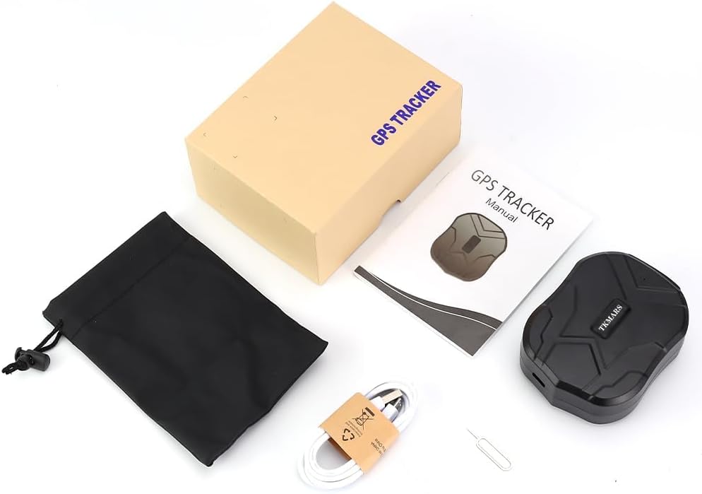 TKMARS 4G GPS Ortungsgerät für Auto ohne ABO, mit 20000-mAh Akku, Langer Standby-Zeit, magnetischem,