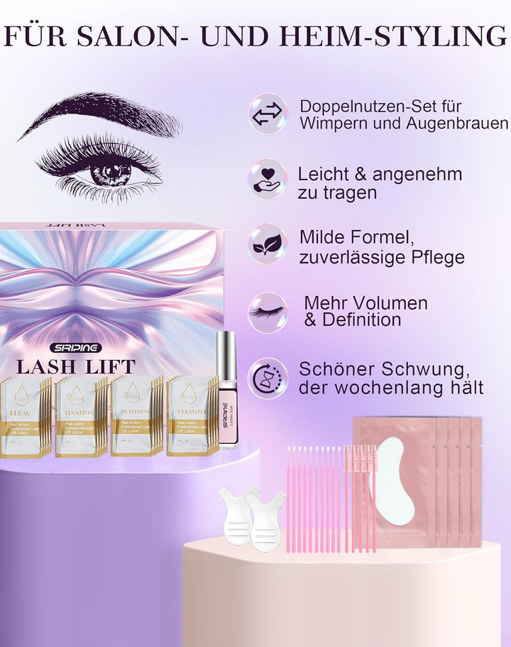 Wimpernlifting Set, 5 Sets Aktualisiertes Lash Lifting Set Professionell, Natürliche Locke Lash Lift