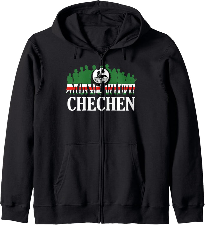 Chechen Flag, Cool Chechen Roots, Proud Chechnya Flag Kapuzenjacke