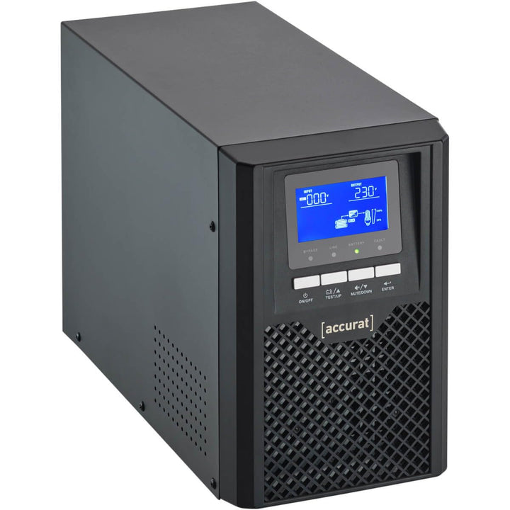 Accurat UPS Unterbrechungsfrei Stromversorgung Guard 1000-1000VA /900W, AC, LCD, RS232, Batteriekühl