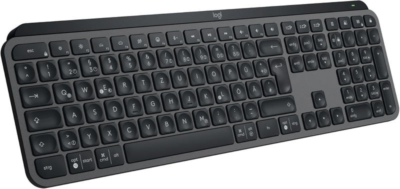 Logitech MX Keys S kabellose Tastatur, Low Profile, Precise Quiet Typing, Programmable , Backlightin