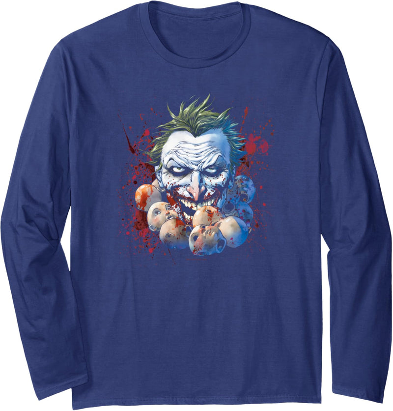 Batman The Joker Doll Heads Langarmshirt