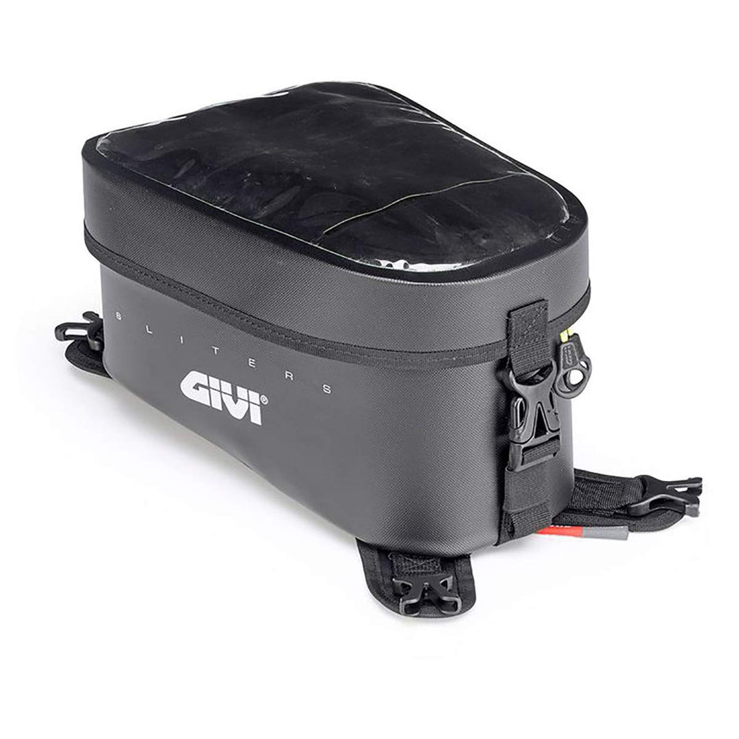 GRAVELT Waterproof Tankrucksack schwarz Volumen 10 Liter TU EU Schwarz, TU EU Schwarz