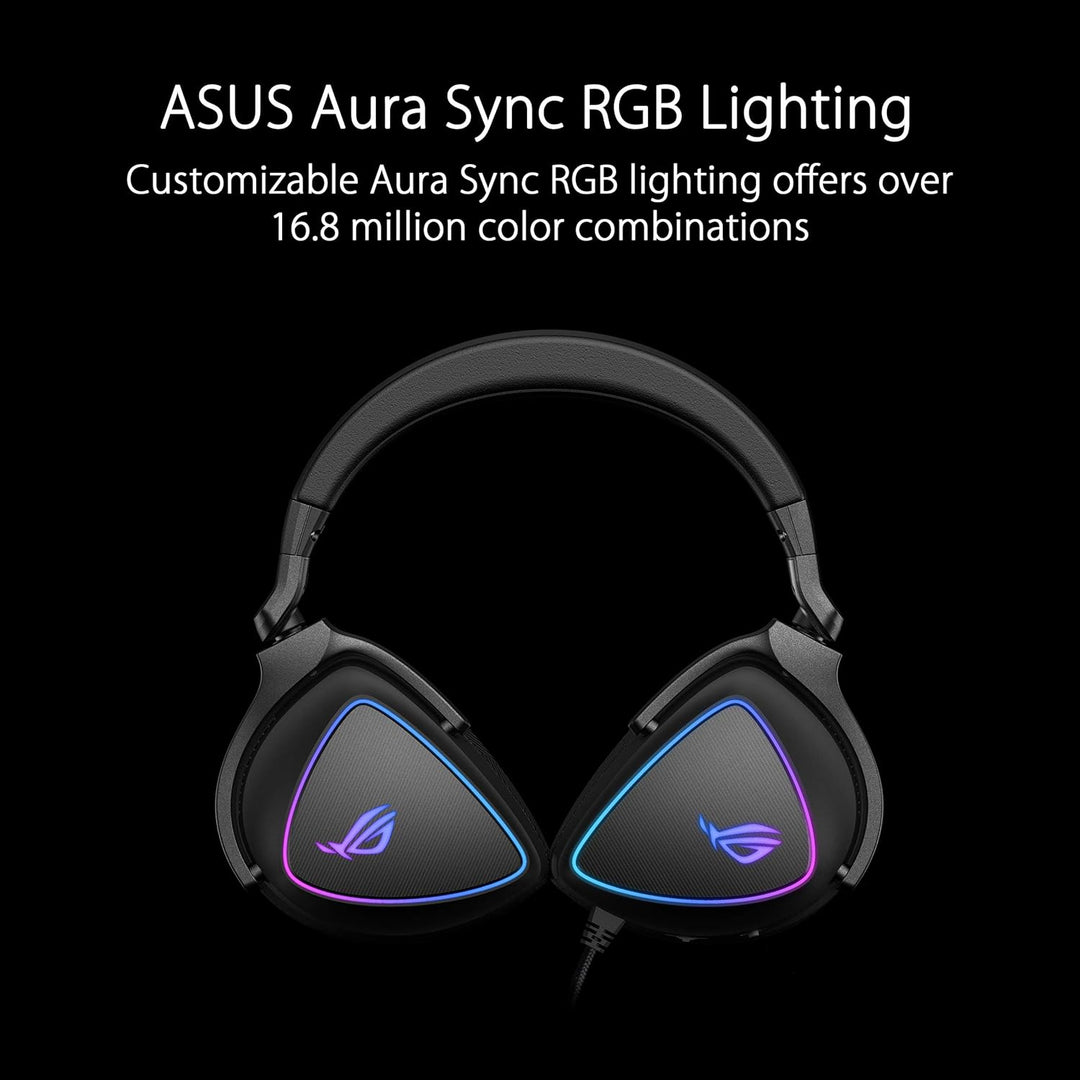 ASUS ROG Delta S USB-C Gaming Headset (kabelgebunden, AI Noise-Canceling, RGB Beleuchtung, kompatibe