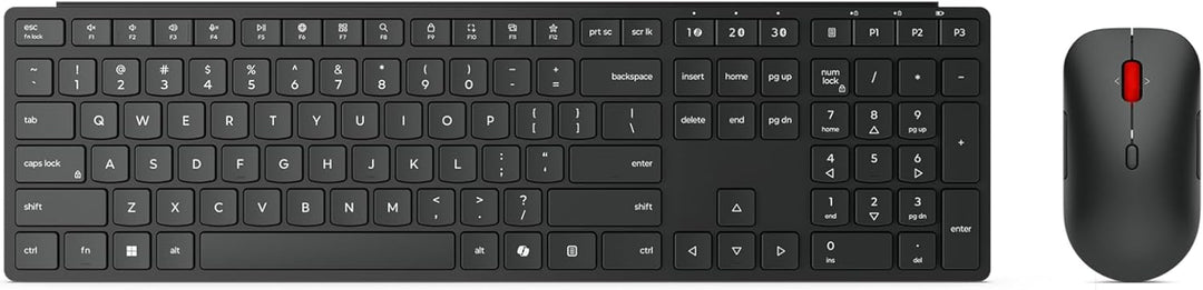 Lenovo Pro Combo 6000 - Tastatur-und-Maus-Set - kabellos - 2.4 GHz, Bluetooth 5.3 - QWERTZ - Deutsch