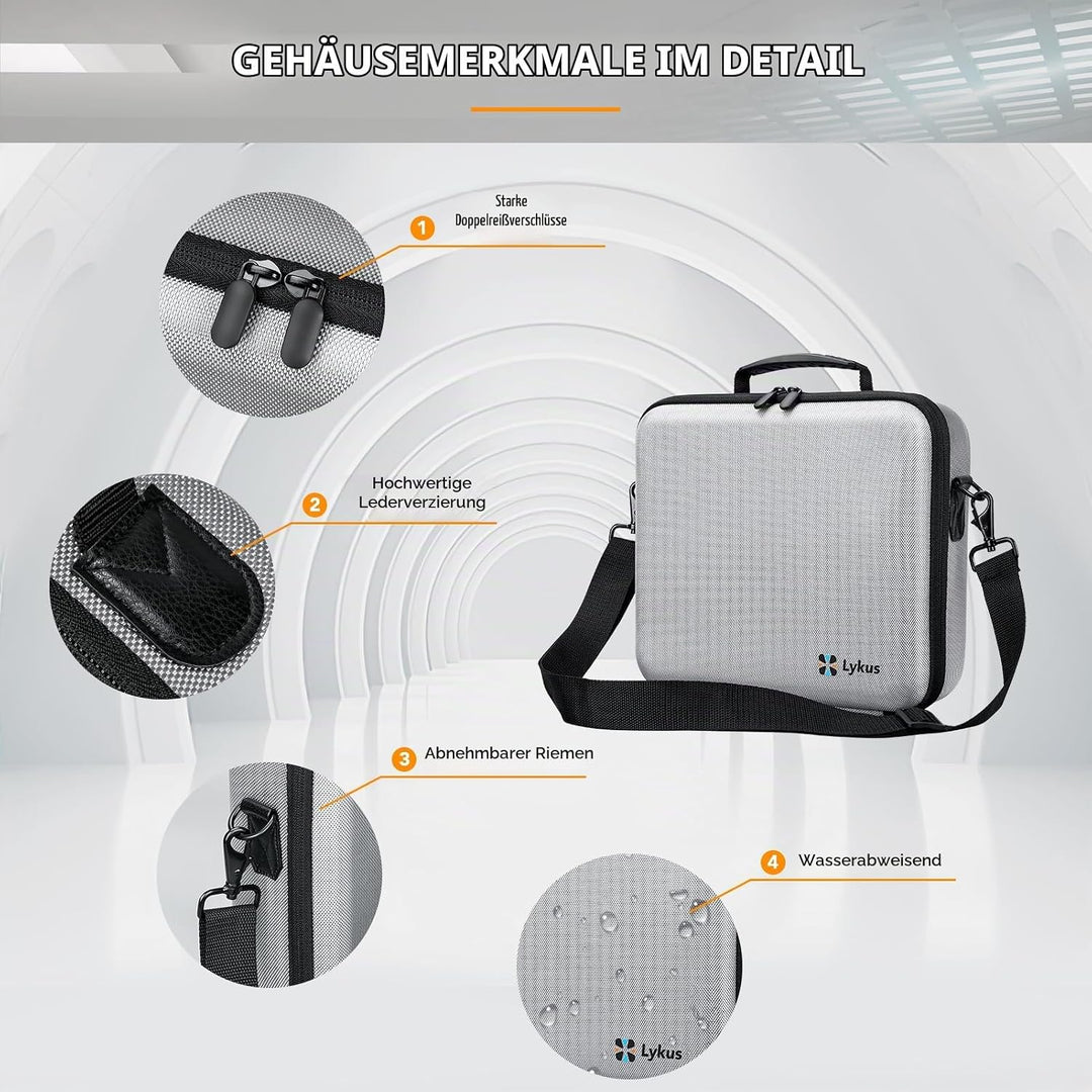 Lykus Spartan MM400 Tasche/Koffer/Case/Bag/Tragetasche für DJI Mini 4 Pro/Mini 3/Mini 3 Pro, Passend