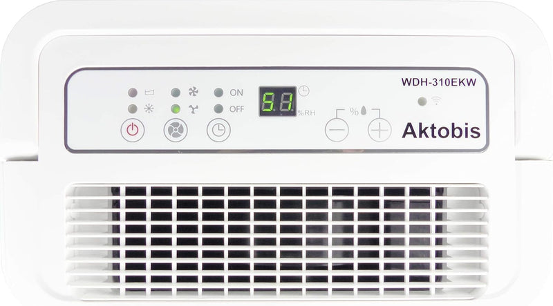 Aktobis Luftentfeuchter, Bautrockner WDH-310EKW (bis 12 L/T + Digital + WLAN), bis 12 L/T + Digital