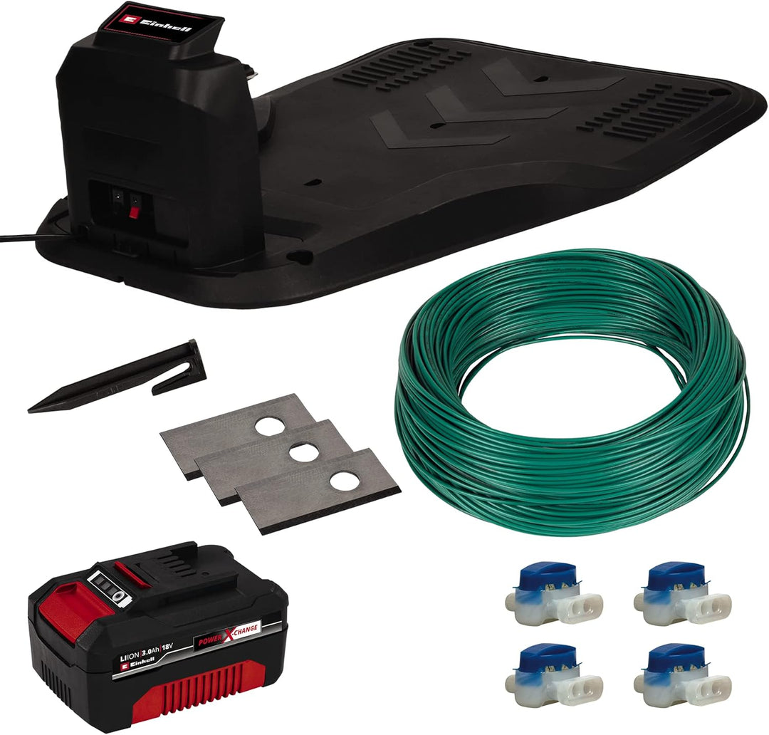 Einhell Mähroboter FREELEXO 750 LCD BT+ Power X-Change (Lithium-Ionen, Multizonen-Mäher, App-Steueru