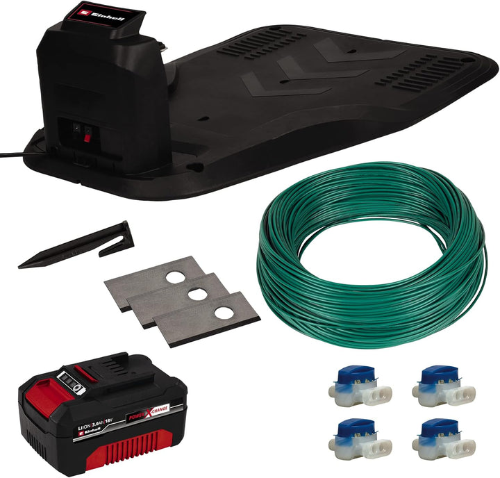 Einhell Mähroboter FREELEXO 750 LCD BT+ Power X-Change (Lithium-Ionen, Multizonen-Mäher, App-Steueru