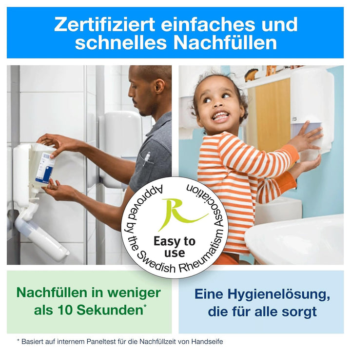 Tork Premium Flüssigseife - 420501 - Hautfreundliche Allzweckseife für S1/S11 Spender-Systeme - Prem