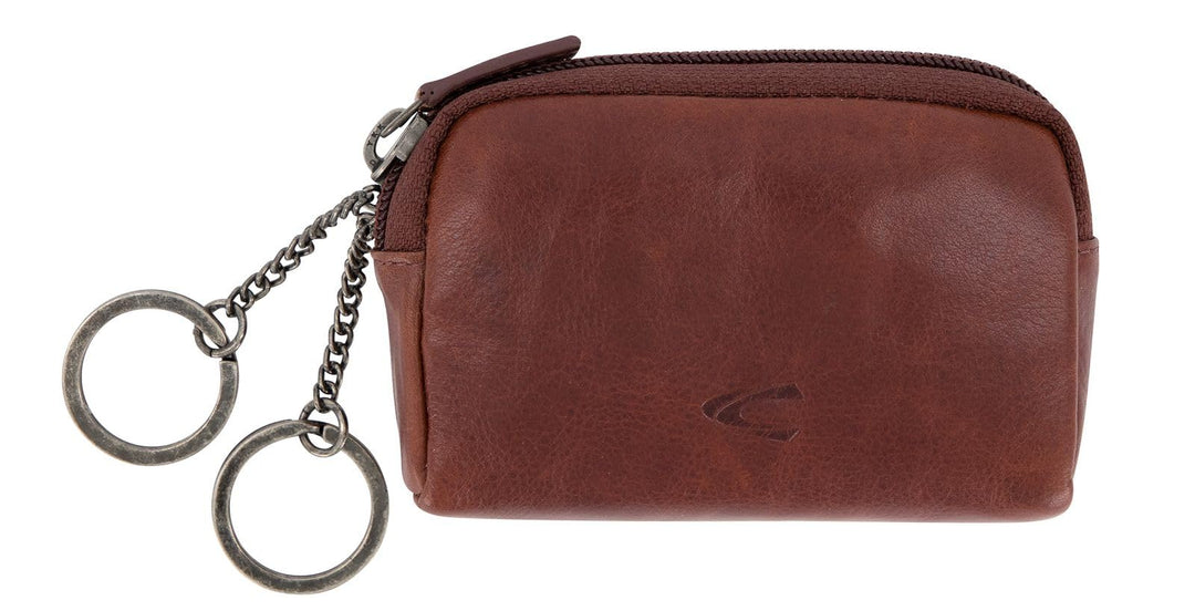 camel active Como Herren Schlüsseletui Schlüsseltasche Leder Mittelgross M Cognac, M Cognac