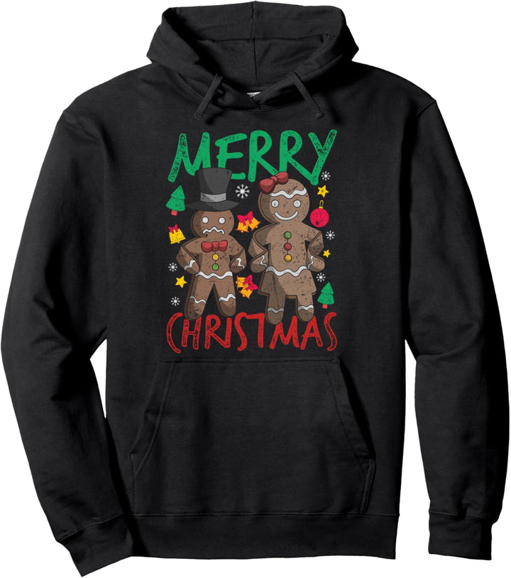 Weihnachten Kinder Pajama Party Geschenk Lebkuchen Pullover Hoodie