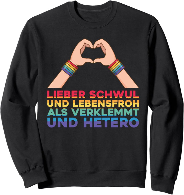 Schwuler LGBT Regenbogen Gay Pride - Homosexuell Schwul Sweatshirt