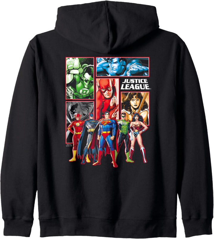 Justice League Panels All Characters Kapuzenjacke