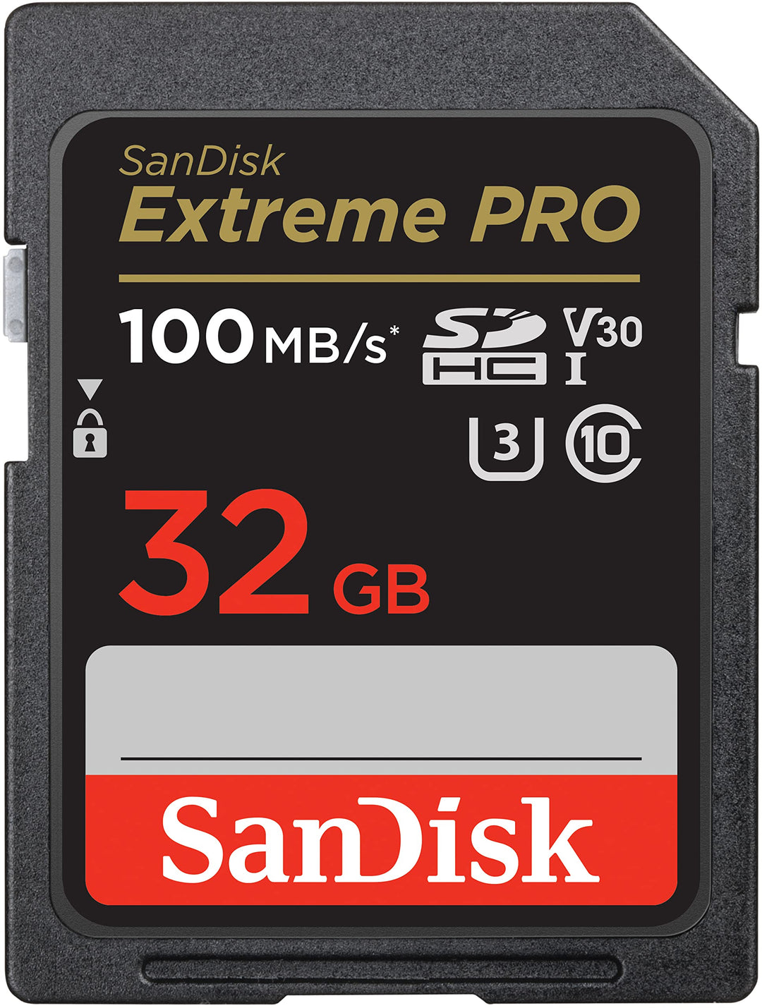 SanDisk Extreme PRO SDHC UHS-I Speicherkarte 32 GB (V30, Übertragungsgeschwindigkeit 100 MB/s, U3, 4